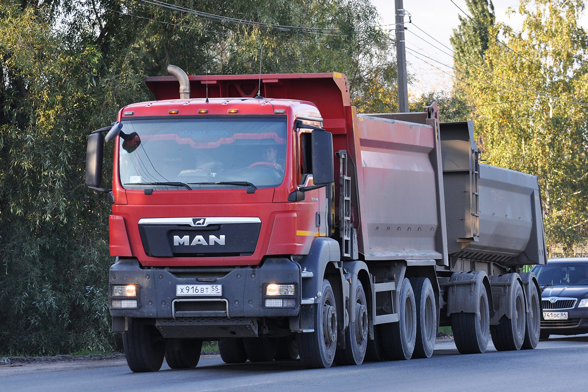 Омская область, № Х 916 ВТ 55 — MAN TGS 41.440