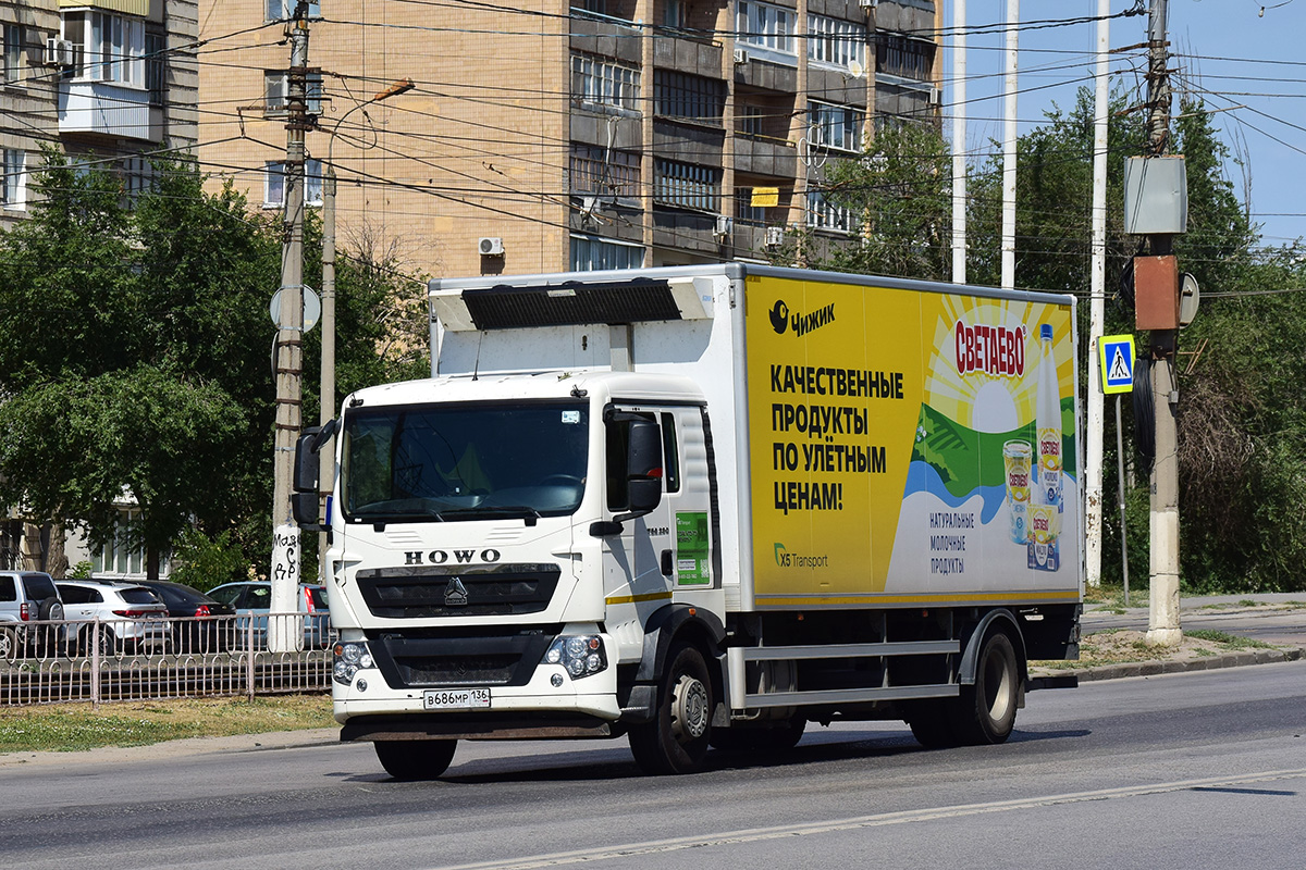 Волгоградская область, № В 686 МР 136 — Howo T5G ZZ1167