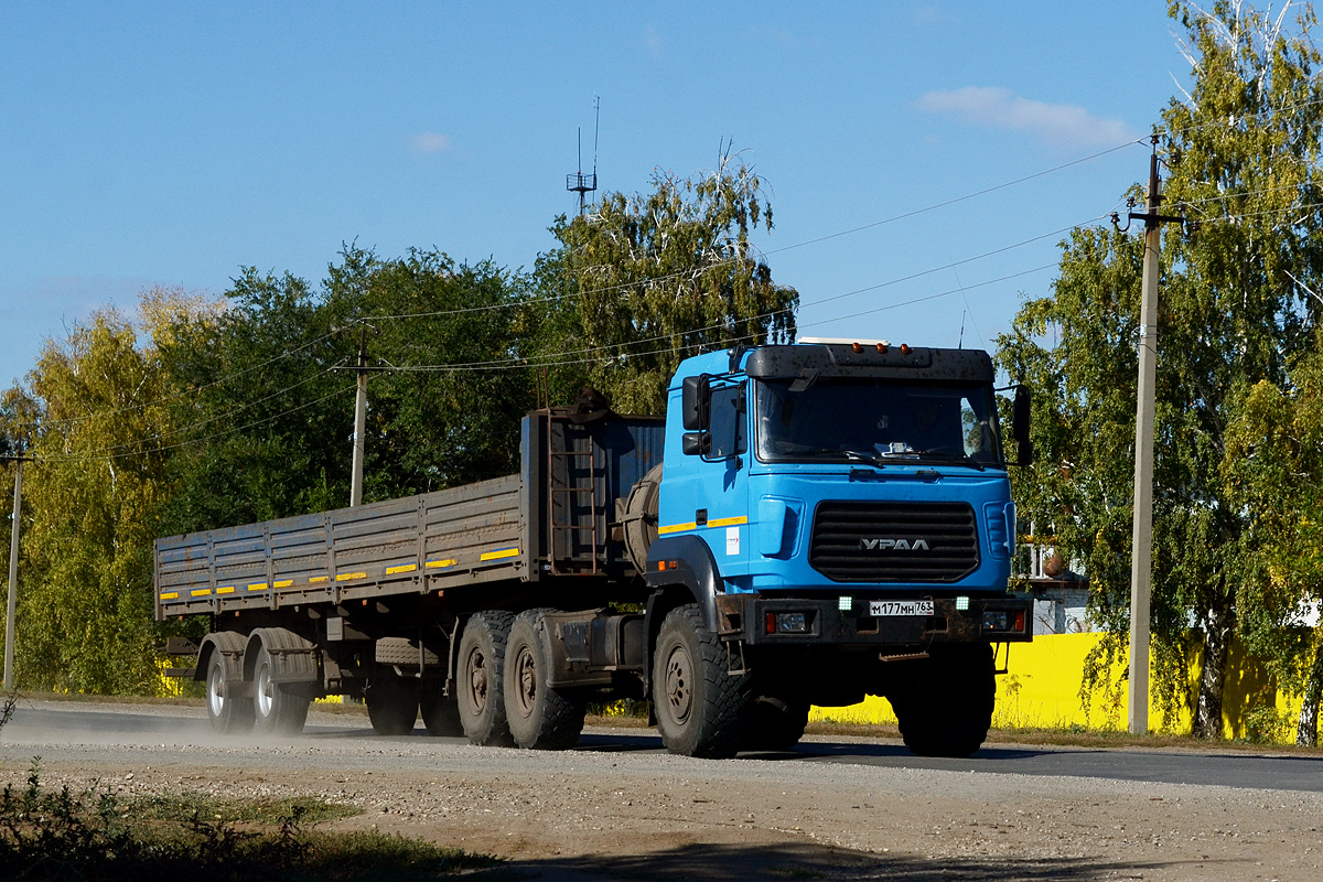 Самарская область, № М 177 МН 763 — Урал-44202-82