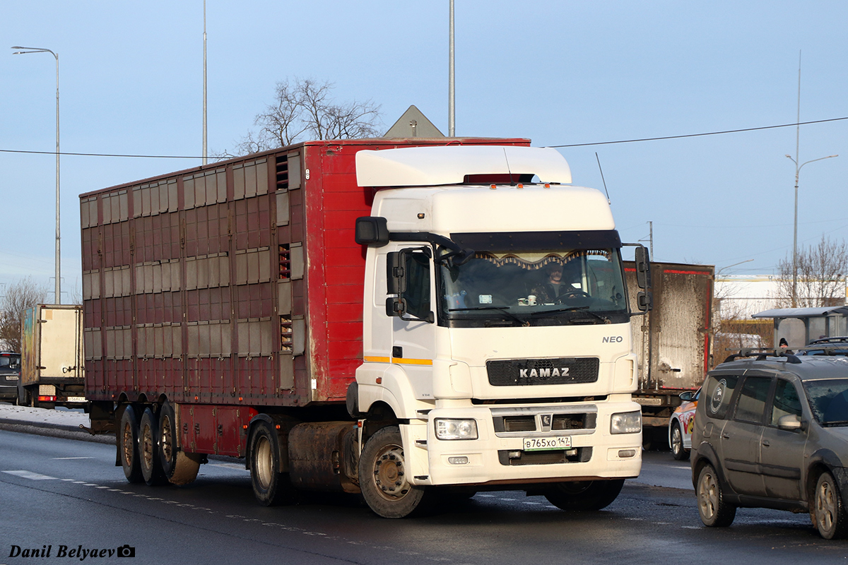 Ленинградская область, № В 765 ХО 147 — КамАЗ-5490-S5(87)
