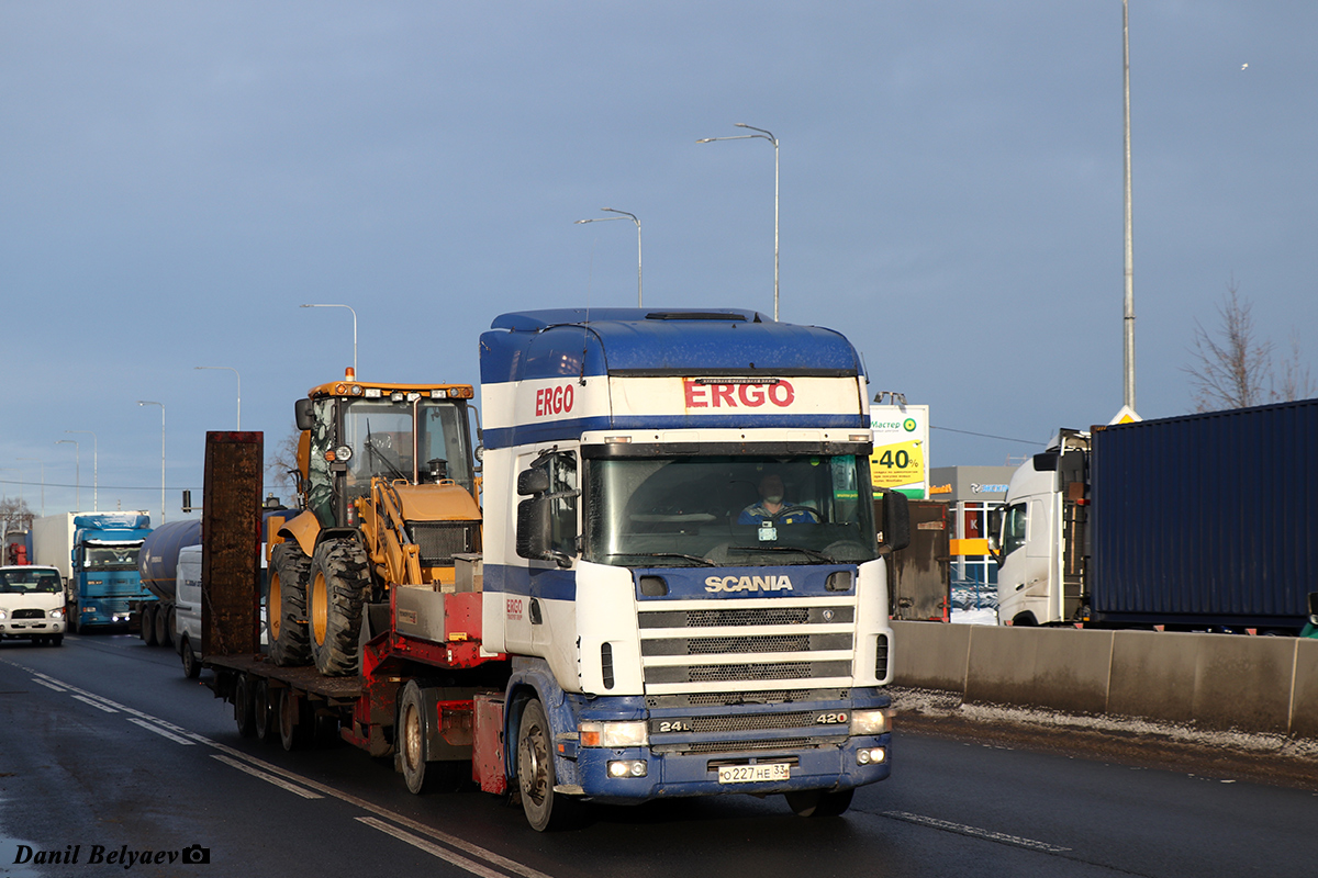 Санкт-Петербург, № О 227 НЕ 33 — Scania ('1996) R124L