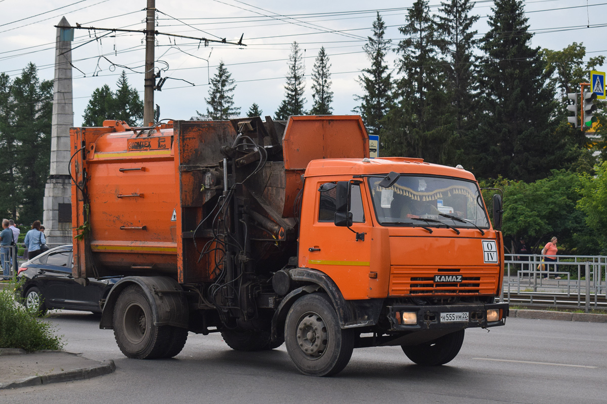 Алтайский край, № Н 555 УМ 22 — КамАЗ-43255-A3(96)