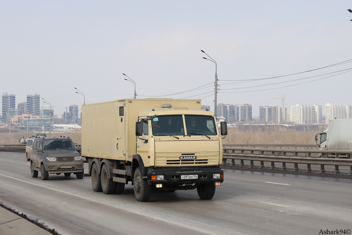 Красноярский край, № У 097 ВМ 124 — КамАЗ-65115-D3(97)