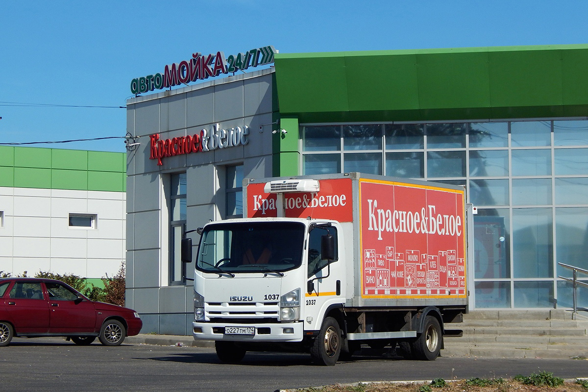 Челябинская область, № 1037 — Isuzu NPR75 [Z7X]