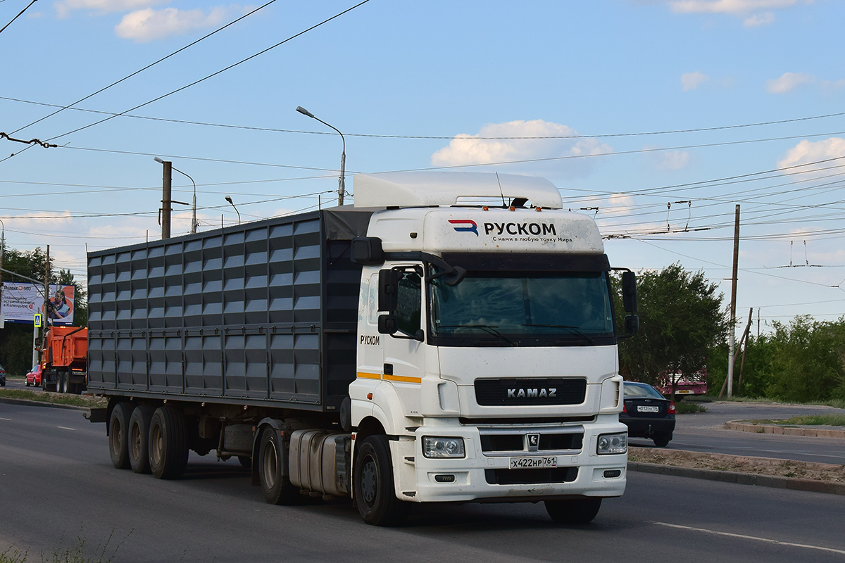 Ростовская область, № Х 422 НР 761 — КамАЗ-5490-S5(87)
