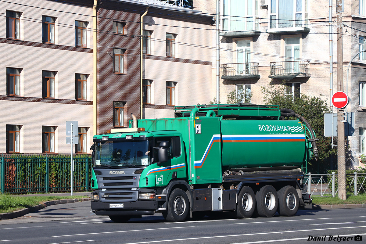 Санкт-Петербург, № В 190 МТ 178 — Scania ('2004) P420