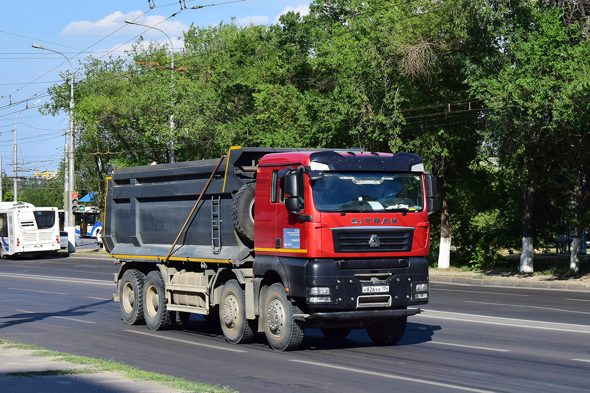 Волгоградская область, № К 826 ХК 134 — Sitrak C7H ZZ3316