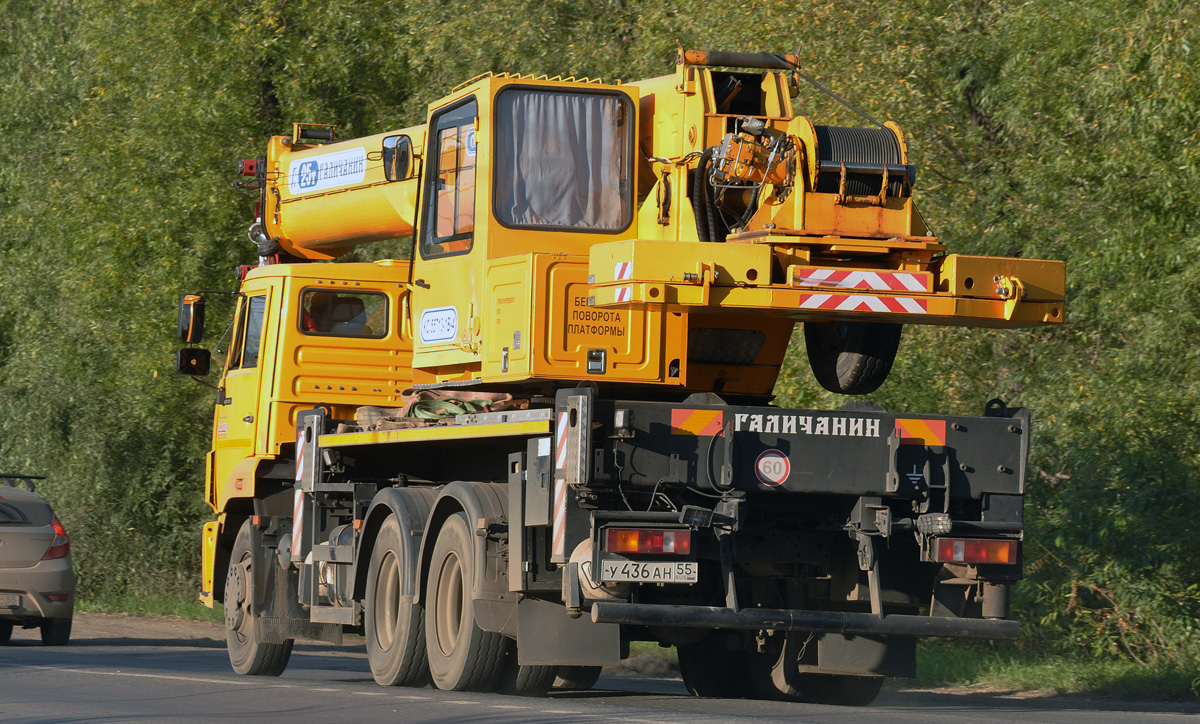 Омская область, № У 436 АН 55 — КамАЗ-65115-L4(19)