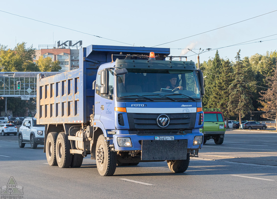 Восточно-Казахстанская область, № 366 AY 16 — Foton Auman ETX / TX (H3) BJ325x