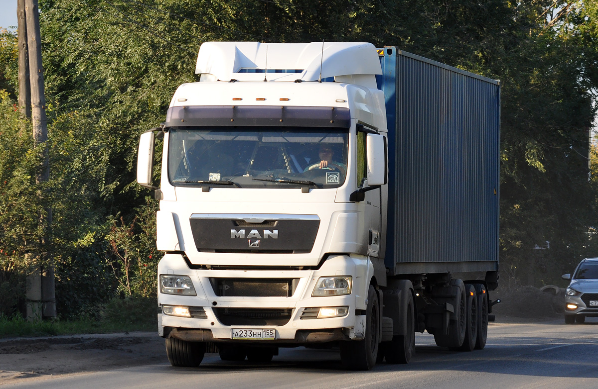 Омская область, № А 233 НН 155 — MAN TGX ('2007) 18.440
