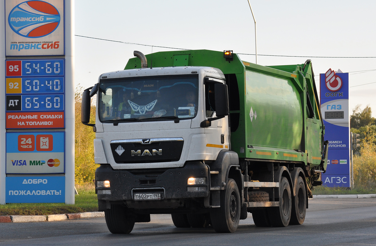 Омская область, № Т 602 РТ 193 — MAN TGS 33.360
