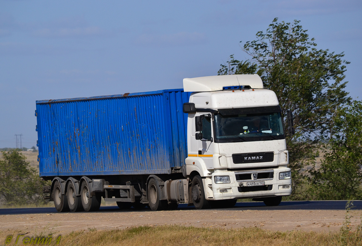 Краснодарский край, № К 493 СЕ 123 — КамАЗ-5490-S5(87)