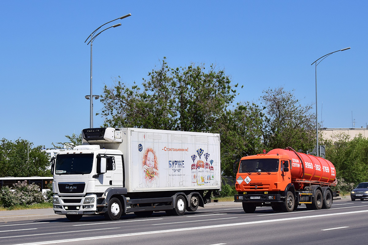 Волгоградская область, № Е 437 ХТ 134 — MAN TGS 26.350; Волгоградская область, № У 100 ХХ 34 — КамАЗ-65115-62