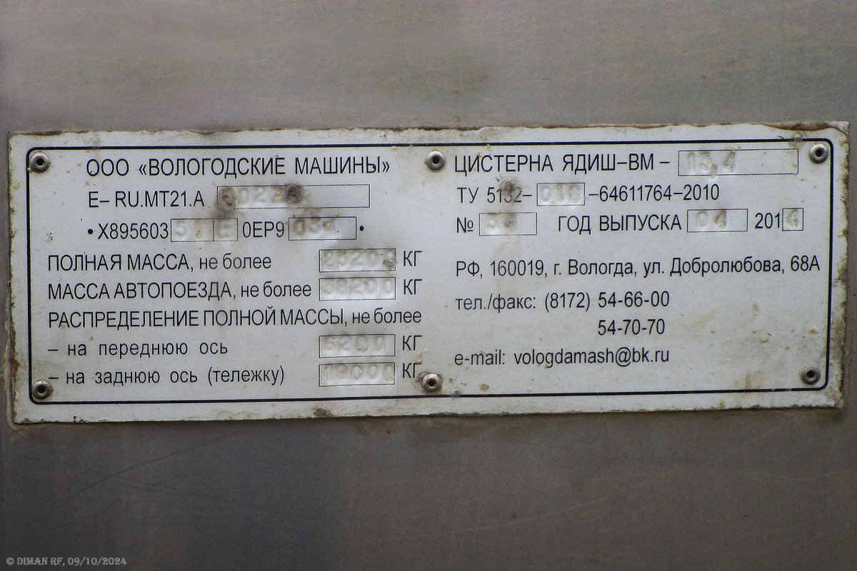 Волгоградская область, № В 686 АВ 134 — КамАЗ-65115-A4(23)