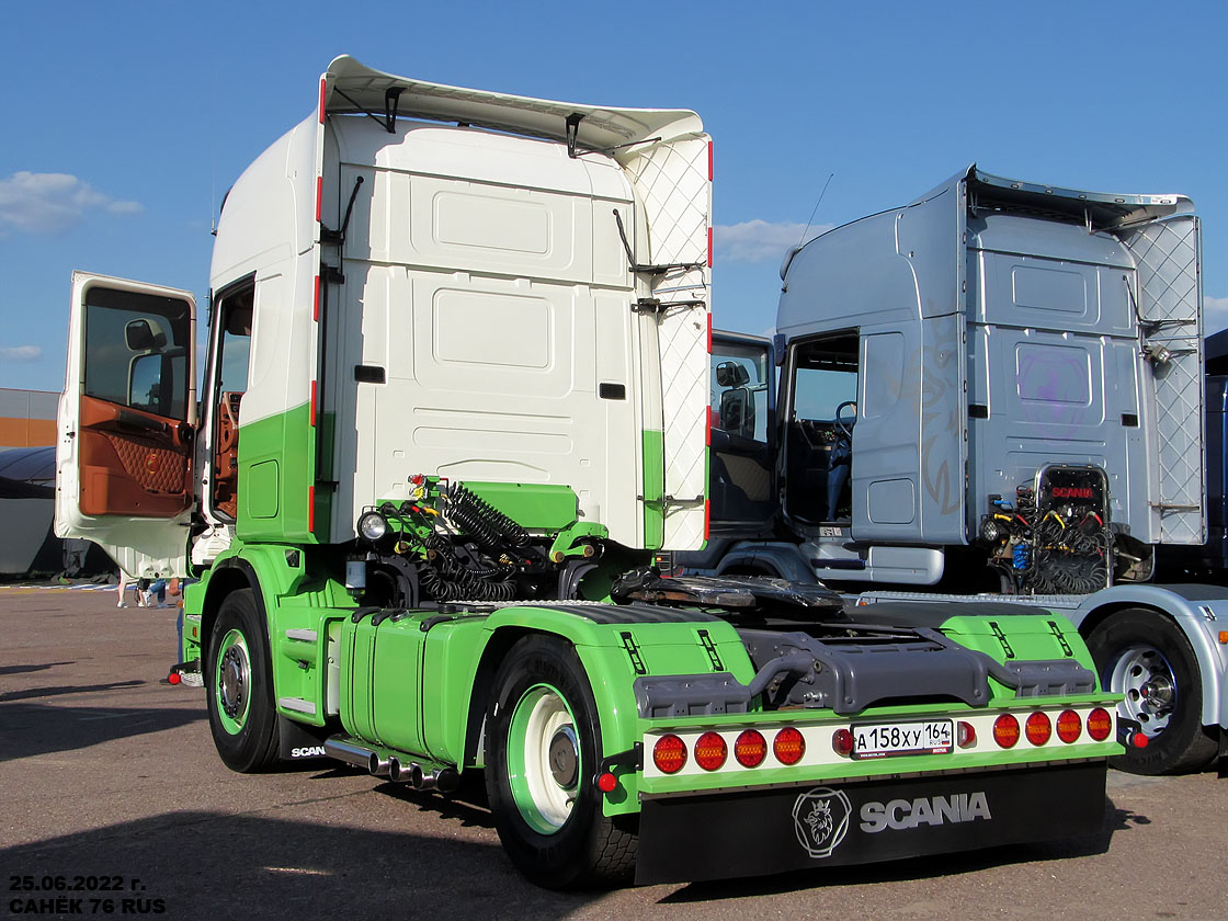 Саратовская область, № А 158 ХУ 164 — Scania ('1996, общая модель); Московская область — Фестиваль Truckfest 2022