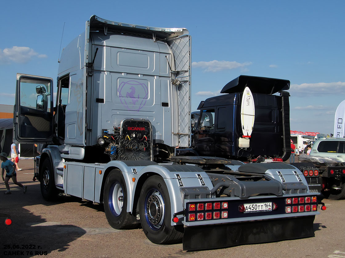 Саратовская область, № А 450 ТТ 164 — Scania ('1996) T-Series (общ.м); Московская область — Фестиваль Truckfest 2022