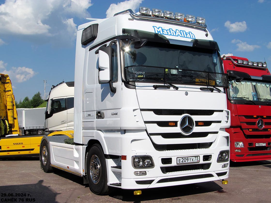 Ульяновская область, № Е 209 ТХ 73 — Mercedes-Benz Actros ('2009) 1844; Московская область — Фестиваль TruckDay 2024