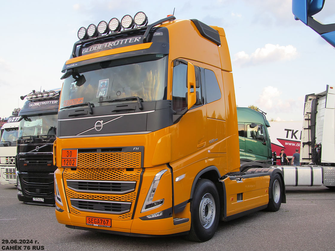 Ярославская область, № А 043 ЕС 76 — Volvo ('2020) FH.500; Московская область — Фестиваль TruckDay 2024