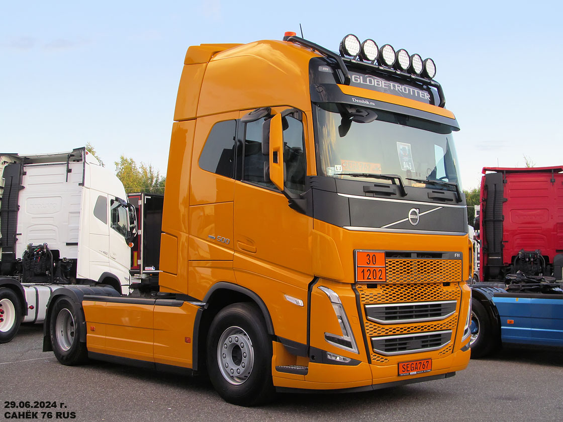 Ярославская область, № А 043 ЕС 76 — Volvo ('2020) FH.500; Московская область — Фестиваль TruckDay 2024