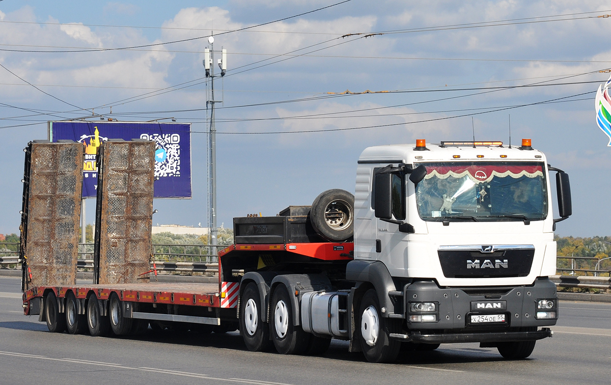 Омская область, № Х 254 ОЕ 55 — MAN TGS 33.440