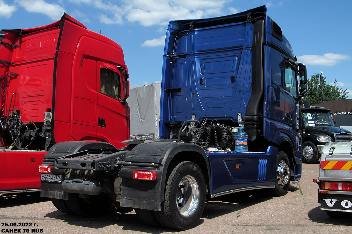 Санкт-Петербург, № Х 444 МС 178 — Mercedes-Benz Actros '18 1845 [Z9M]; Московская область — Фестиваль Truckfest 2022