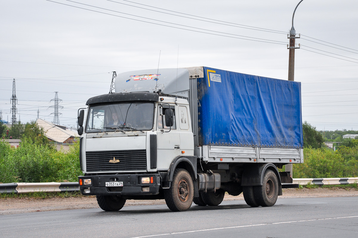 Архангельская область, № В 353 ТА 29 — МАЗ-53366