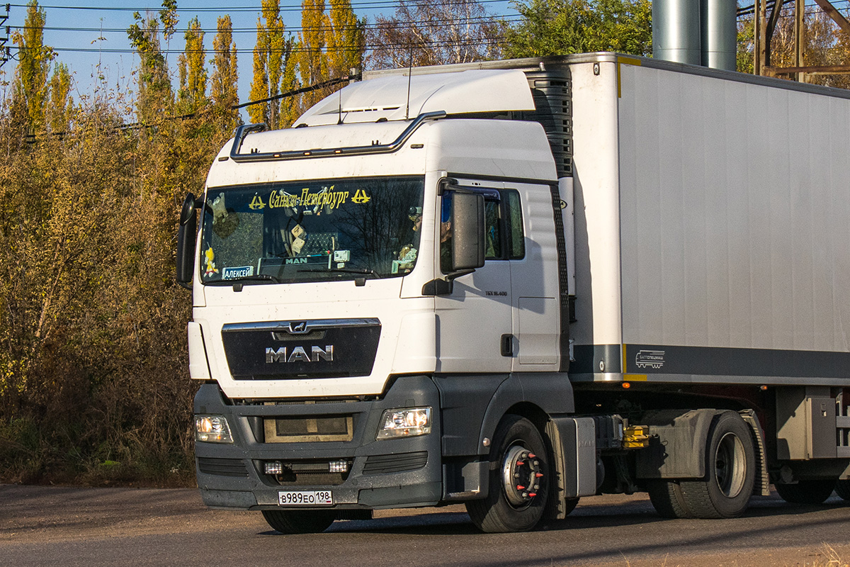 Санкт-Петербург, № В 989 ЕО 198 — MAN TGX ('2007) 18.400
