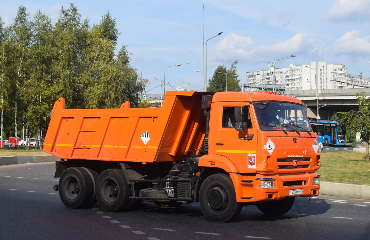 Москва, № Т 675 АМ 777 — КамАЗ-65115-A4(23)