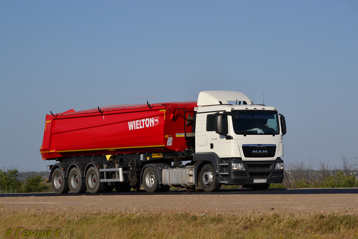 Волгоградская область, № Е 411 КС 134 — MAN TGS 18.400