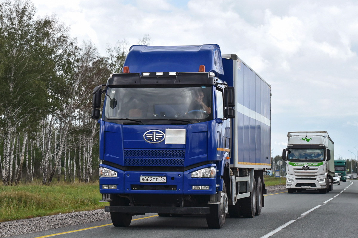 Красноярский край, № В 662 ТТ 124 — FAW J6 CA3250