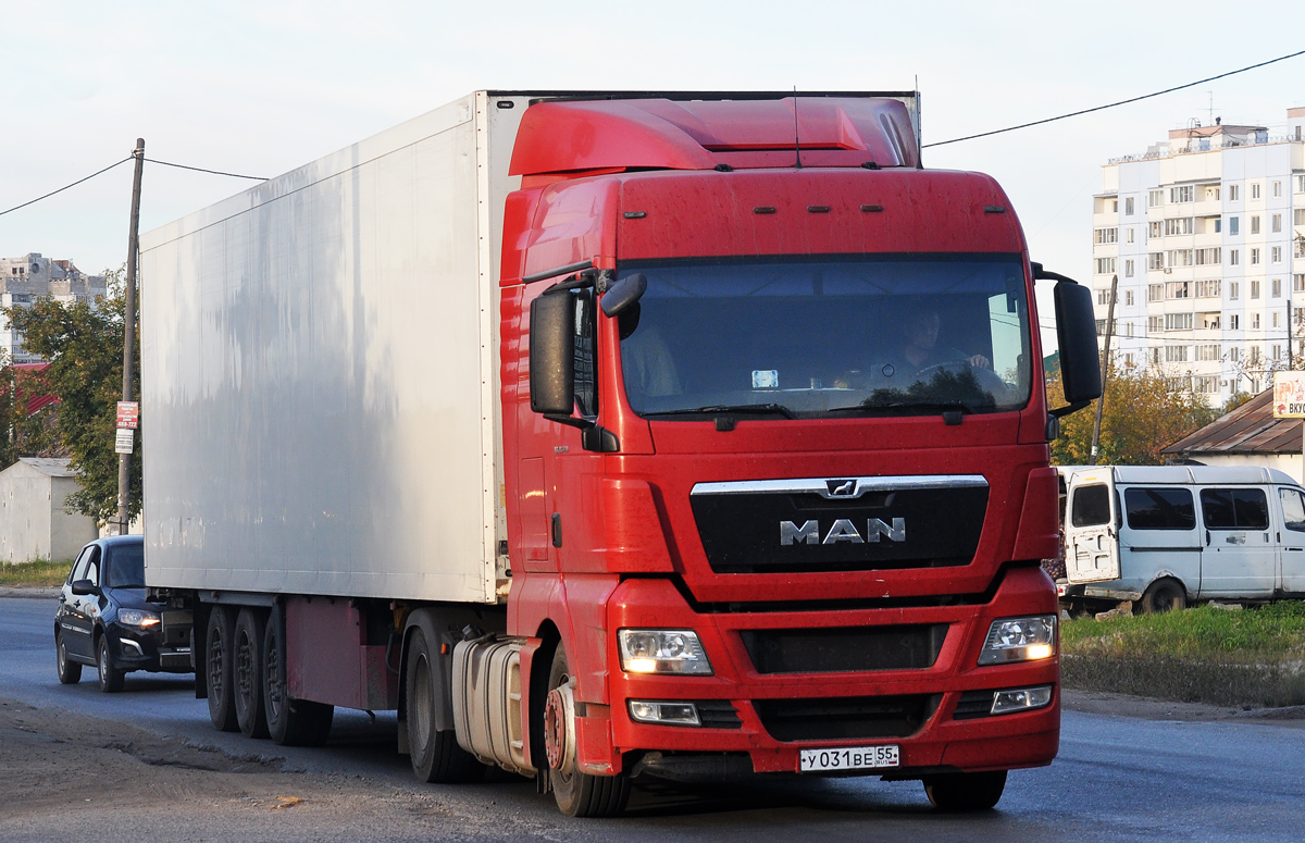 Омская область, № У 031 ВЕ 55 — MAN TGX ('2007) 18.440