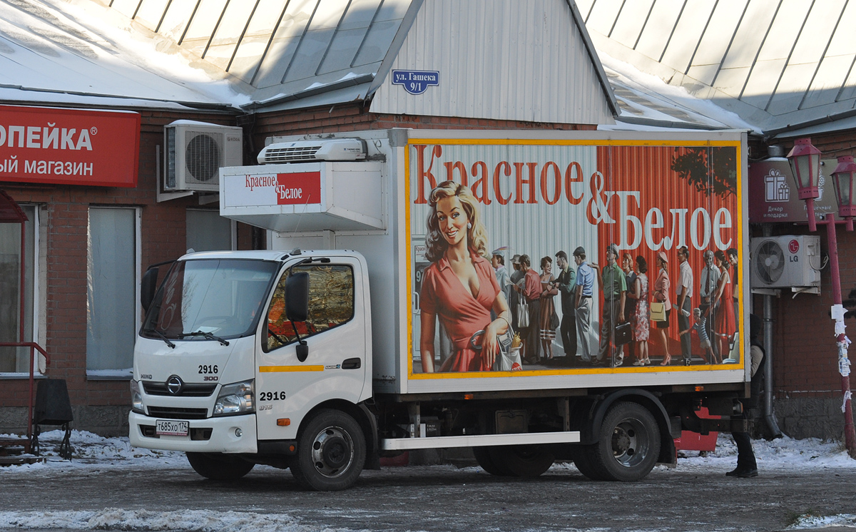 Омская область, № 2916 — Hino 300