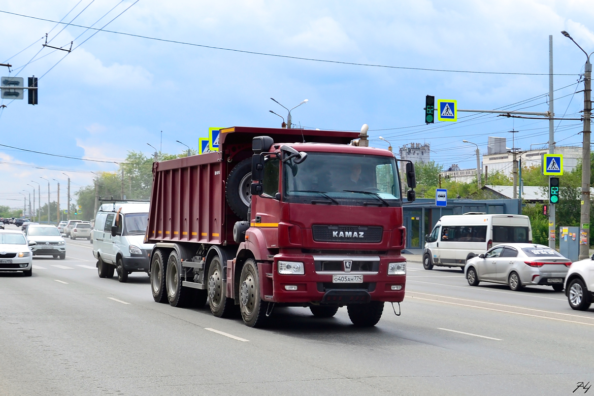 Челябинская область, № О 405 АН 774 — КамАЗ-65801-T5(68)
