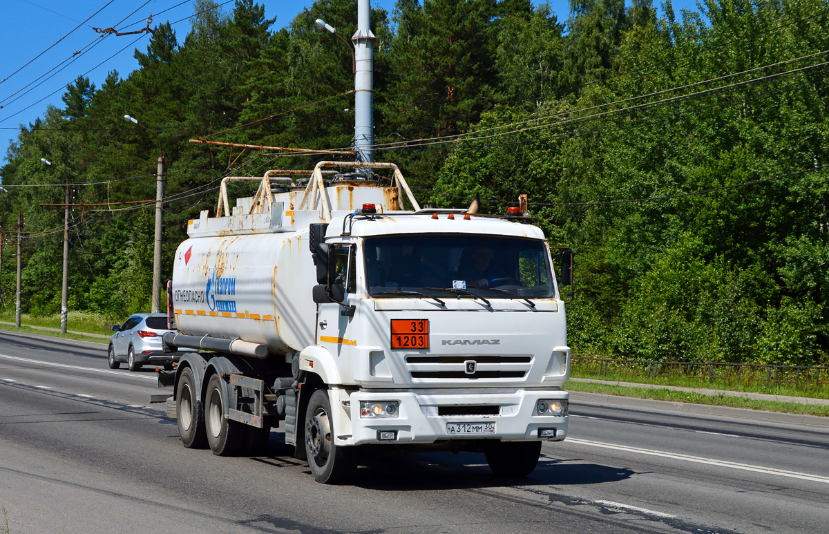 Калужская область, № А 312 ММ 30 — КамАЗ-65115-L4(19)