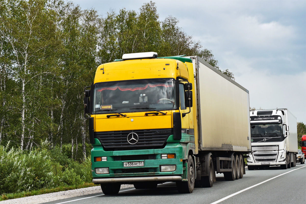 Ивановская область, № В 536 НС 37 — Mercedes-Benz Actros ('1997) 1840