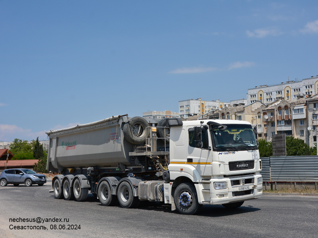 Севастополь, № А 598 ТК 92 — КамАЗ-65206-T5(68)