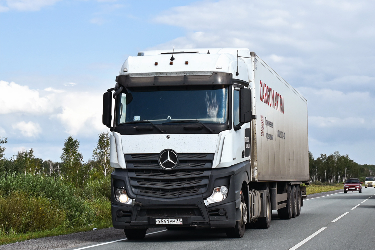 Владимирская область, № В 541 УМ 33 — Mercedes-Benz Actros '18 1845 [Z9M]