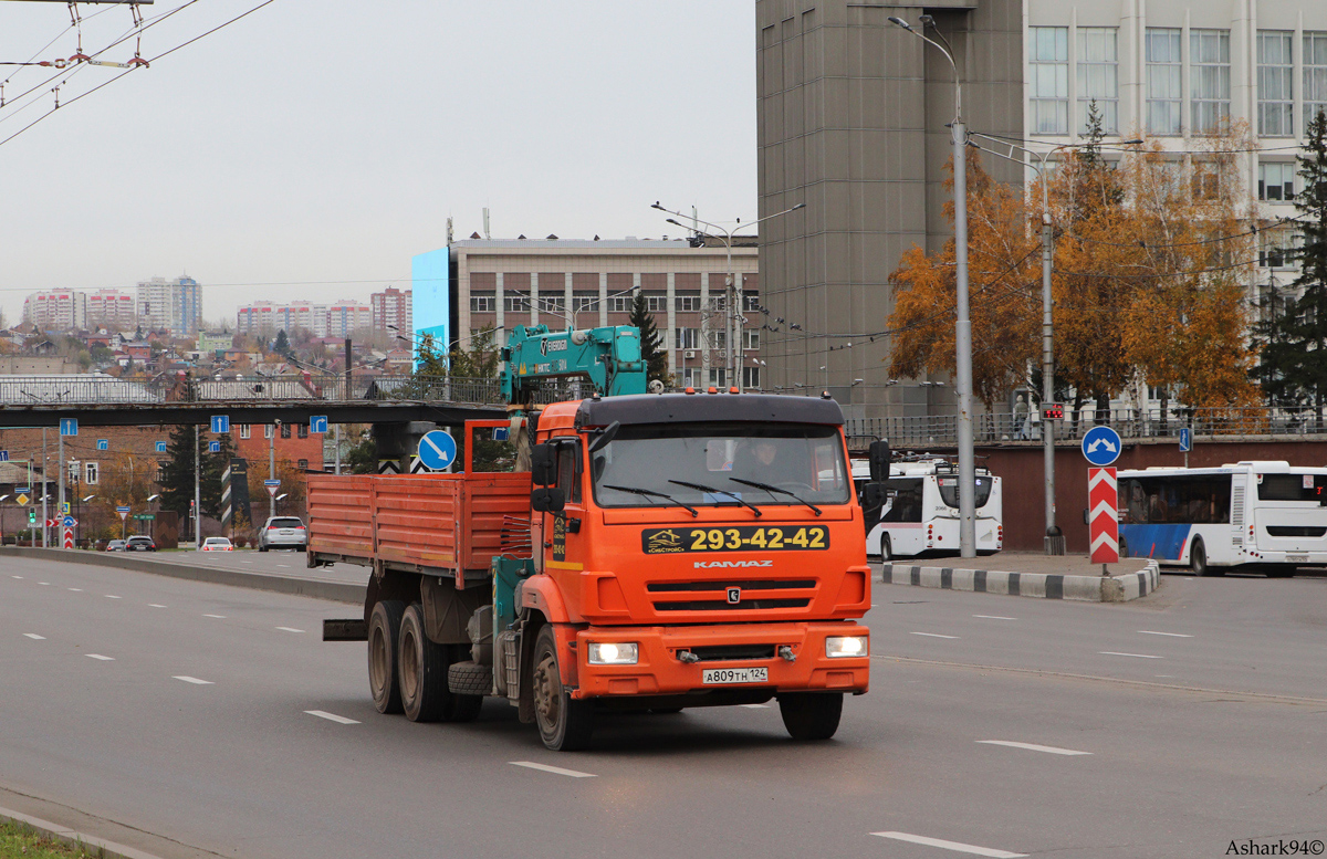 Красноярский край, № А 809 ТН 124 — КамАЗ-65115-A5(48)