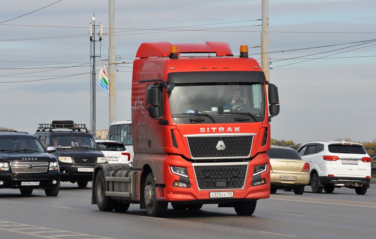 Омская область, № А 325 ХХ 155 — Sitrak C7H ZZ4186 MAX