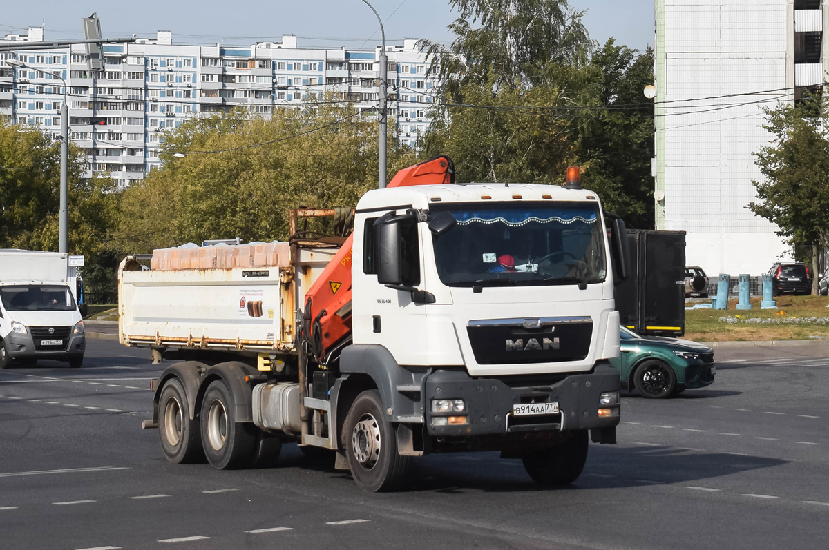 Москва, № В 914 АА 777 — MAN TGS 33.400