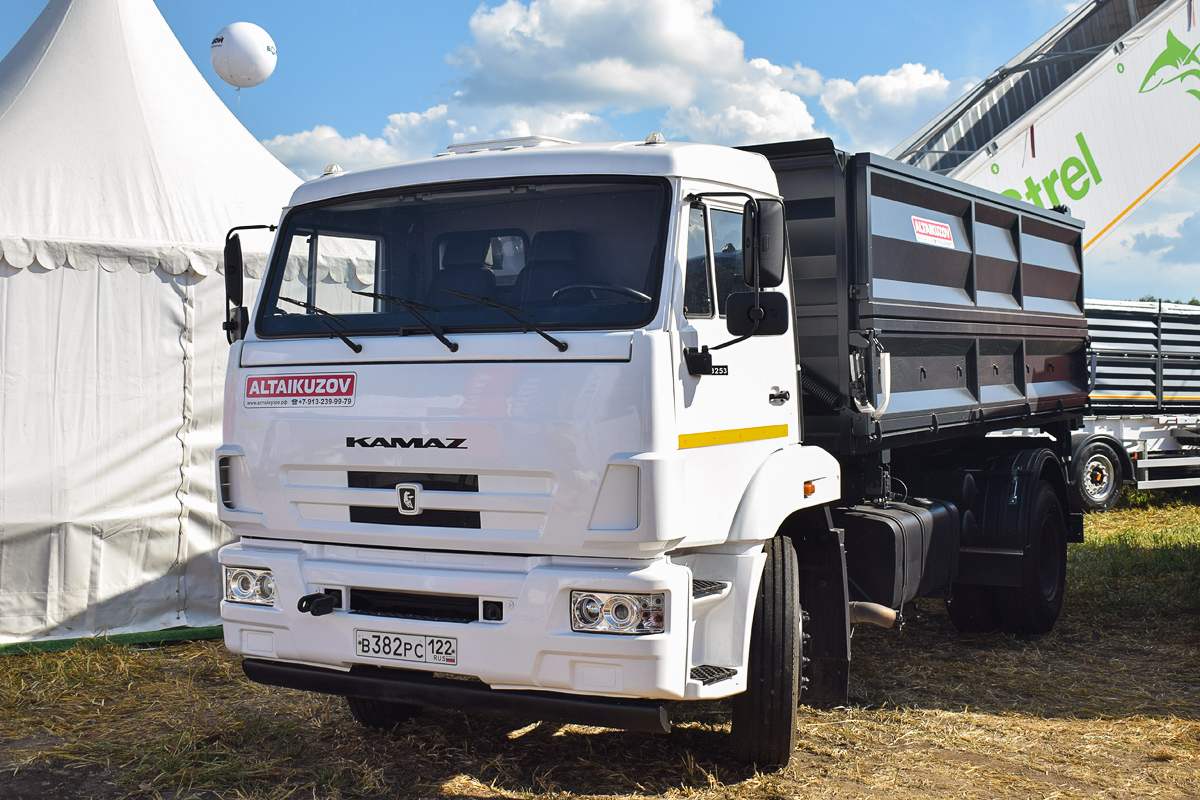 Алтайский край, № В 382 РС 122 — КамАЗ-43253-R4(28); Алтайский край — Выставка "День Сибирского Поля 2024"
