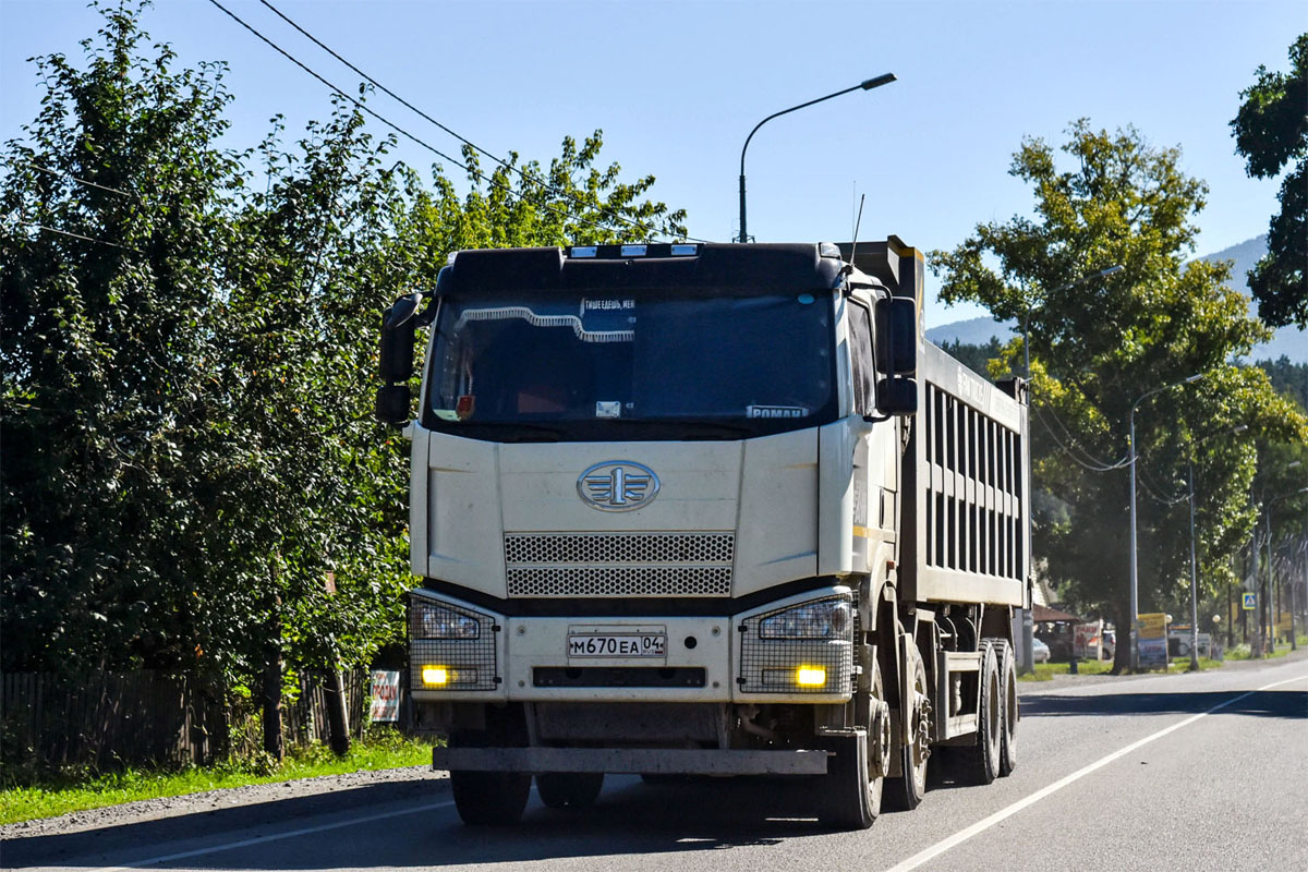 Алтай, № М 670 ЕА 04 — FAW J6 CA3310