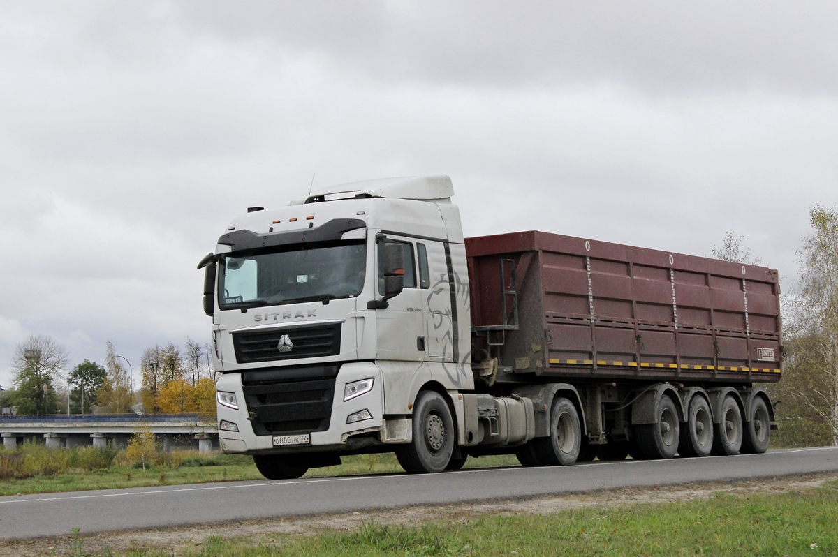 Брянская область, № О 060 НК 32 — Sitrak C7H ZZ4186