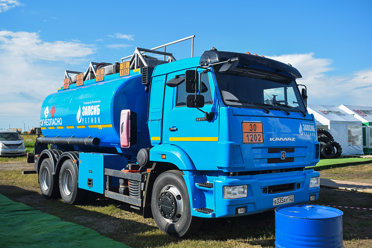 Алтайский край, № В 335 АУ 122 — КамАЗ-65115-A5(48); Алтайский край — Выставка "День Сибирского Поля 2024"