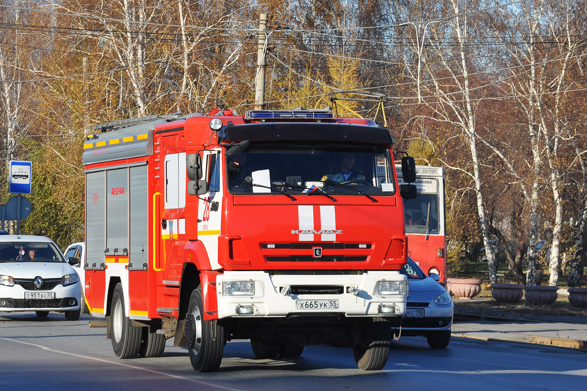 Омская область, № Х 665 УК 55 — КамАЗ-43265-5H(56)