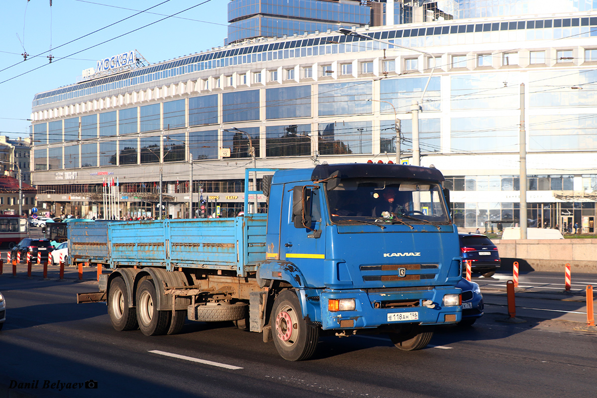 Санкт-Петербург, № Е 118 АН 198 — КамАЗ-65117-L4(19)