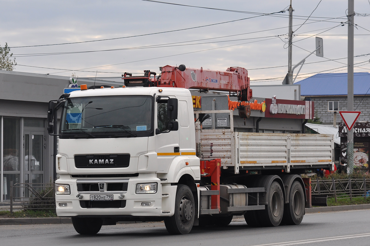 Московская область, № Т 820 НЕ 790 — КамАЗ-65207-S5(87)