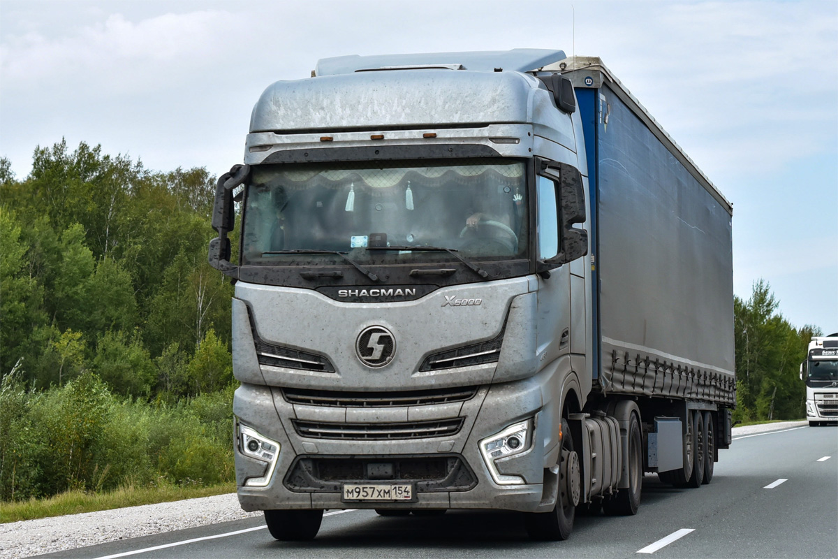 Новосибирская область, № М 957 ХМ 154 — Shaanxi Shacman X6000 SX4188