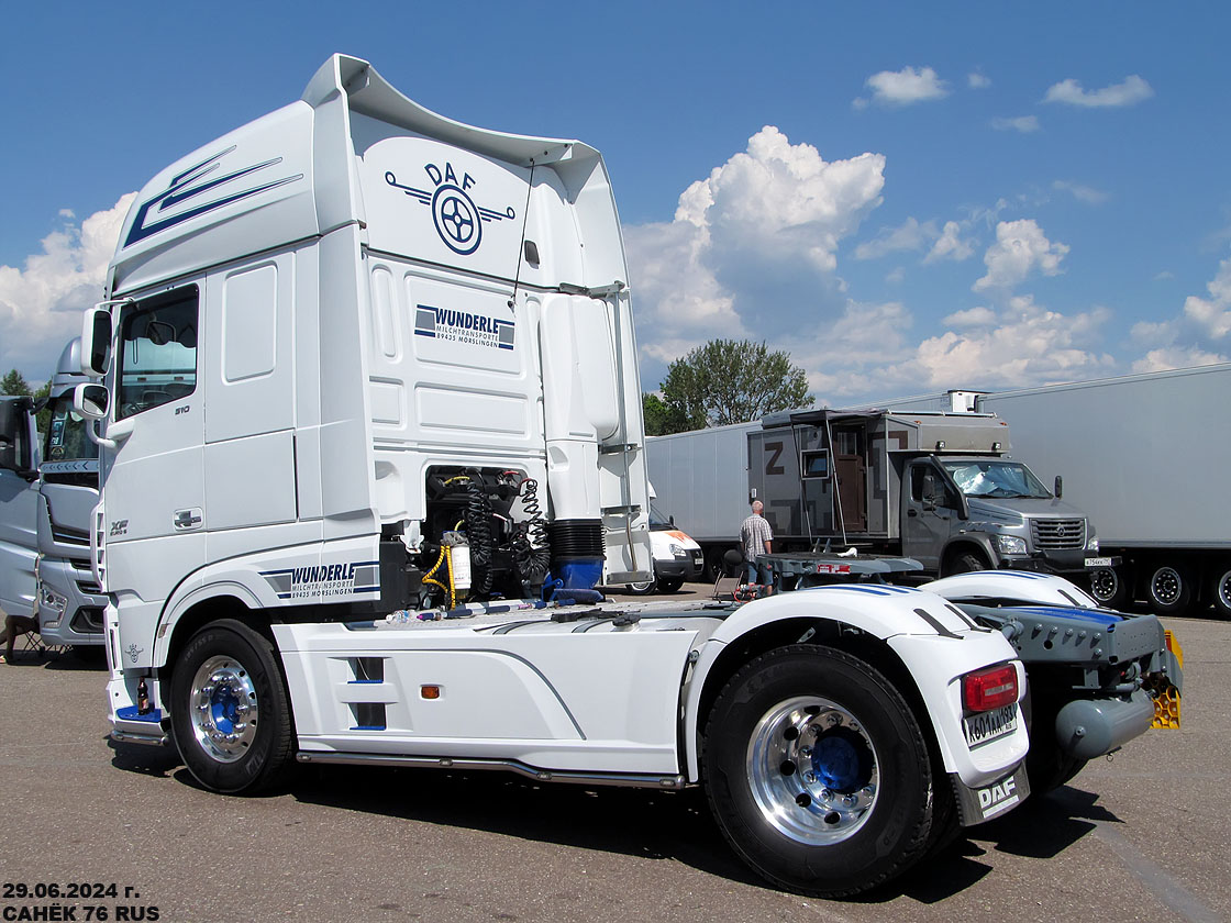 Краснодарский край, № К 601 АА 193 — DAF XF Euro6 FT; Московская область — Фестиваль TruckDay 2024
