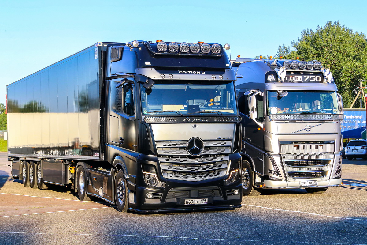 Санкт-Петербург, № Н 600 НТ 198 — Mercedes-Benz Actros ('2018) 1863; Московская область — Фестиваль TruckDay 2024